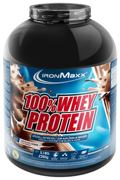 IronMaxx, 100% Whey Protein, шоколадное печенье, 2350 г (815154), фото