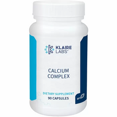 Кальцій (комплекс), Calcium Complex, Klaire Labs, 200 мг, 90 капсул (KLL-43209), фото