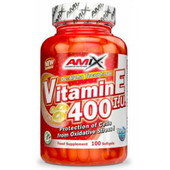 Amix, Вітамін E, 400 МО, 100 гелевих капсул (819387), фото