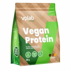 VPLab, Веганский протеин, шоколад, 500 г (VPL-36144), фото