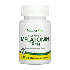 Nature's Plus, Мелатонін, 10 мг, 90 таблеток (NAP-47627), фото