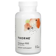 Thorne Research, Choleast-900, Красный ферментированный рис, 900 мг, 120 капсул (THR-70501), фото
