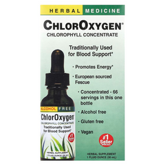 Herbs Etc., ChlorOxygen, концентрат хлорофілу, без спирту, 30 мл (HEC-31901), фото