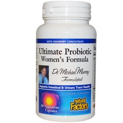 Пробіотики (Probiotic), Natural Factors, жіноча формула, 60 капсул (NFS-01849), фото