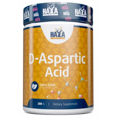 Haya Labs, D-Aspartic Acid (Sports), D-аспарагиновая кислота, 3000 мг, 200 г (820447), фото