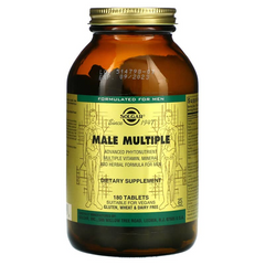 Solgar, Male Multiple, мультивітаміни для чоловіків, 180 таблеток (SOL-01714), фото