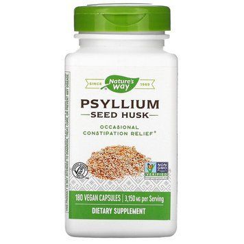 Подорожник (Psyllium Husks), Nature's Way, 525 мг, 180 кап. (NWY-15354), фото