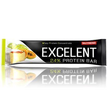 Nutrend, Батончик EXCELENT PROTEIN BAR, ваниль + ананас, 85 г - 1/18 (NUT-17084), фото
