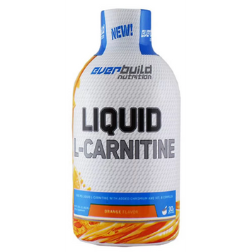 Карнитин 1500 мг + хром 200 мкг Everbuild Nutrition Liquid L-Carnitine + Chromium | апельсин - 450 мл, фото