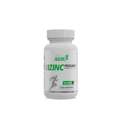 MST, Цинк піколінат, Healthy® Zinc picolinate, 60 таблеток (MST-16403), фото