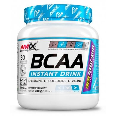 Amix, Performance Amix BCAA Instant Drink, лесная ягода, 300 г (817936), фото