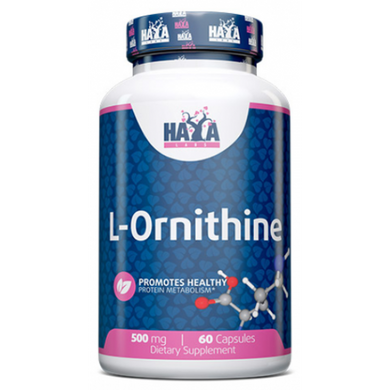 Haya Labs, L-орнітин, 500 мг, 60 капсул (820428), фото