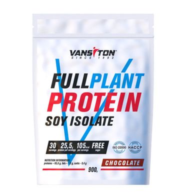 Vansiton, Соєвий ізолят, Plant Protein, солона карамель, 900 г (VAN-59243), фото