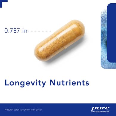Pure Encapsulations, Живильні речовини для довгожительства, Longevity Nutrients, 120 капсул (PE-02343), фото