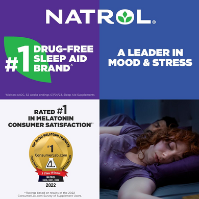 Natrol, Мелатонин, 10 мг, вкус клубники, 60 жевательных конфет (NTL-07586), фото