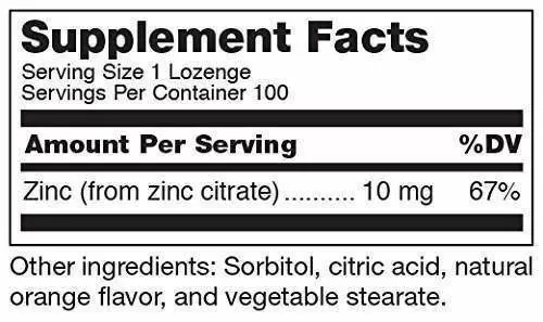 Цинк цитрат, Zinc Citrate, Douglas Laboratories, 100 жевательных таблеток (DOU-03056), фото