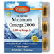 Carlson CAR-60020 Омега с натуральным вкусом лимона, Maximum Omega 2000, Carlson Labs, 2000 мг, 30 гелевых капсул (CAR-60020) 1