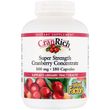 Журавлина, Cranberry Concentrate, Natural Factors, екстракт, суперконцентрат, 500 мг, 180 капсул (NFS-04513)