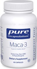 Мака-3, Maca-3, Pure Encapsulations, 60 капсул (PE-01056), фото