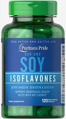 Puritan's Pride, Изофлавоны сои, без ГМО, 750 мг, 120 капсул быстрого высвобождения (PTP-10005), фото