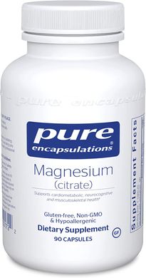 Pure Encapsulations, магний цитрат, 150 мг, 90 капсул (PE-00172), фото