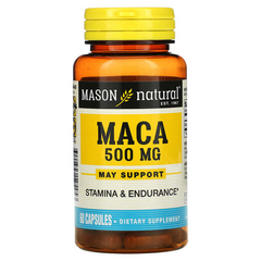 Mason Natural, Мака, 500 мг, 60 капсул (MAV-12545), фото