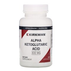 Kirkman Labs, альфа-кетоглутарова кислота, 300 мг, 100 капсул (KIM-02074), фото