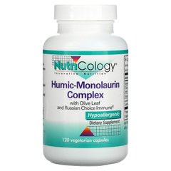 Nutricology, Гуминовый монолаурин, 250 мг, 120 вегетарианских капсул (ARG-56720), фото