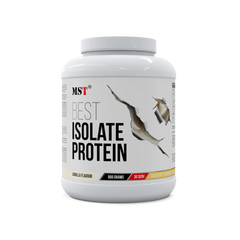 MST, Best Isolate Protein, ізолят протеїну, ваніль, 30 порцій, 900 г (MST-16414), фото