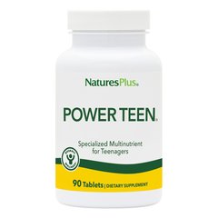 Nature's Plus, Source of Life, Power Teen, живильна добавка для підлітків, 90 таблеток (NAP-29991), фото