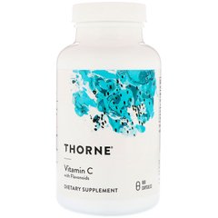 Витамин С (аскорбиновая кислота), Thorne Research, 180 капс., (THR-15202), фото