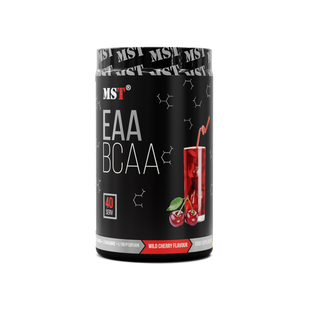 MST Nutrition, Комплекс BCAA & EAA Zero, вишня 🍒, 40 порцій, 520 г (MST-16296), фото