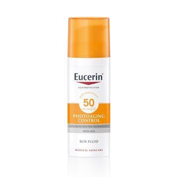 Флюид для лица Eucerin солнцезащитный антивозрастной SPF50 - 50 мл, фото