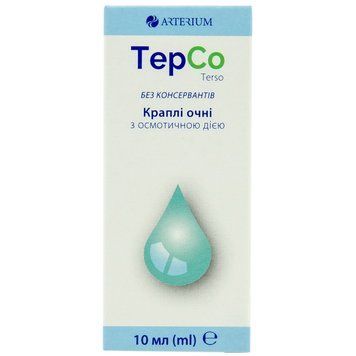 Капли глазные Terso с осмотическим действием - 10 мл, фото