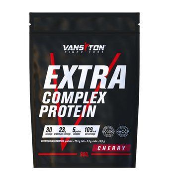 Протеин Vansiton EXTRA, вишня, 900 г (VAN-59090), фото