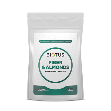 Клетчатка и миндаль Biotus Fiber & Almonds порошок - 150 г, фото