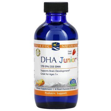 Nordic Naturals, ДГК для дітей, для дітей старше 1 року, полуниця, 119 мл (NOR-03183), фото