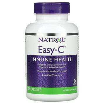 Natrol, Easy-C, для зміцнення імунітету, 500 мг, 120 капсул (NTL-05102), фото