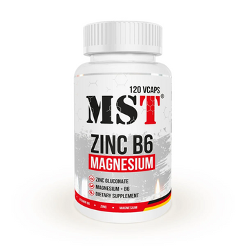 MST Nutrition, Цинк + Магний + В6, ZMB6, 120 растительных капсул (MST-00303), фото