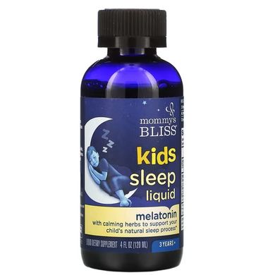 Mommy's Bliss, Рідина для сну для дітей, діти віком від 3 років, натуральний виноград, 120 мл (BAB-07183), фото