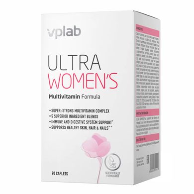 VPLab, Ultra Women Multivitamin Formula, мультивитамины для женщин, 90 капсул (VPL-35141), фото