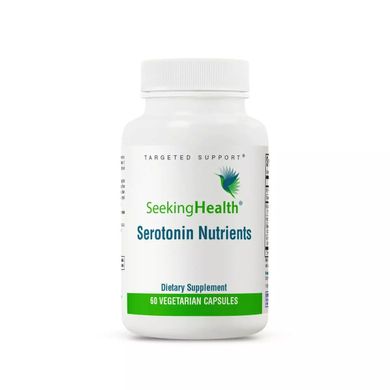 Seeking Health, Повышение серотонина, Serotonin Nutrients, 60 вегетарианских капсул (SKH-52178), фото