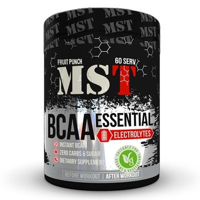 MST Nutrition, Амінокислоти BCAA з електролітами, смак фруктовий пунш, 480 г (MST-16053), фото