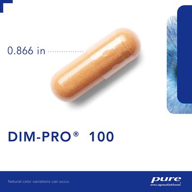 Индол-3-карбинол (метаболит), DIM-PRO® 100, Pure Encapsulations, 120 капсул (PE-00855), фото