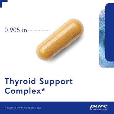 Pure Encapsulations, Комплекс для підтримки щитовидної залози, Thyroid Support Complex, 60 капсул (PE-01861), фото