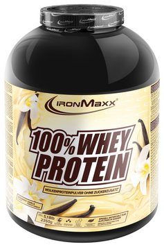 IronMaxx, 100% Whey Protein, французская ваниль, 2350 г (815157), фото
