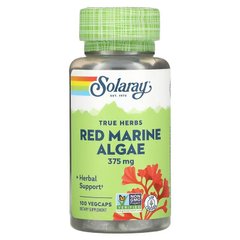 Solaray, Червоні морські водорості, 375 мг, 100 вегетаріанських капсул (SOR-01481), фото