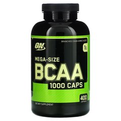 Optimum Nutrition, BCAA 1000, 500 мг, 400 капсул (OPN-02036), фото