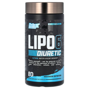 Nutrex Research, LIPO-6 Diuretic, диуретик, 80 капсул (NRX-50477), фото