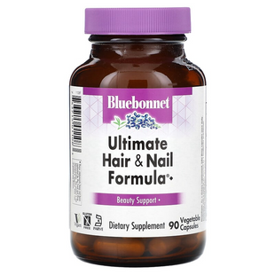 Окончательная формула для волос и ногтей, Bluebonnet Nutrition, 90 гелевых капсул (BLB-01108), фото